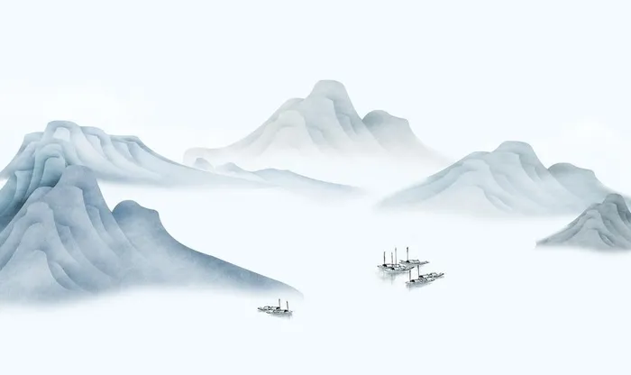 水墨山水图片(9071x5669)psd模版下载