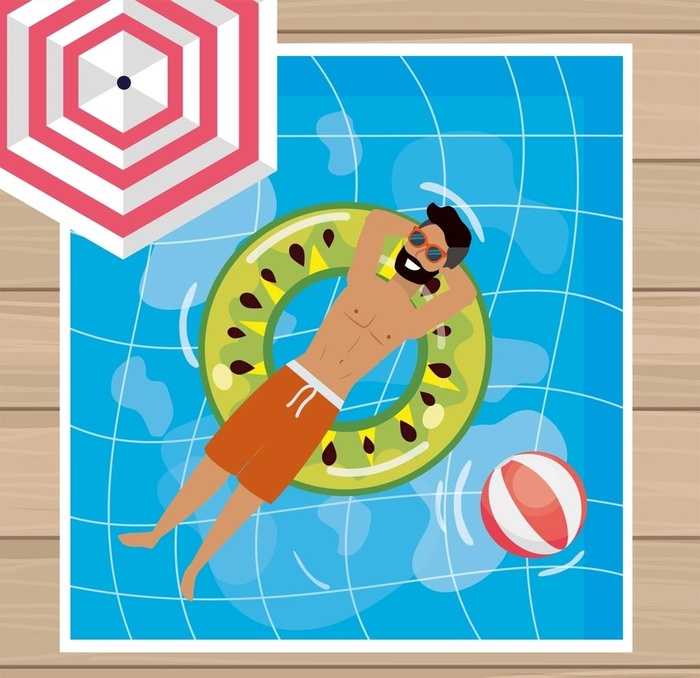 夏季插画图片ai矢量模版下载