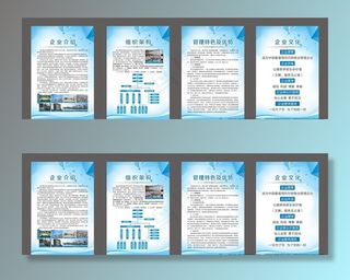 物业蓝色制度牌图片