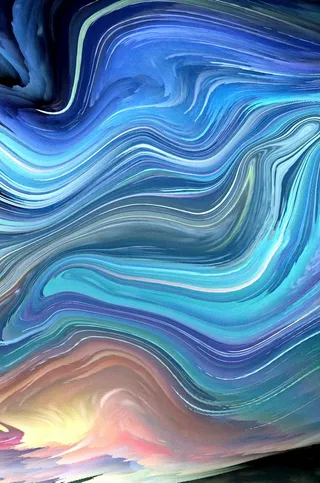 星空梵高纹理背景图片