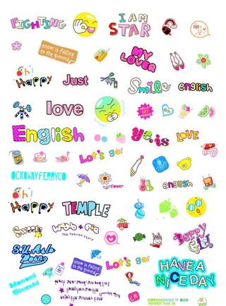 儿童内页设计 儿童内页字体  图片