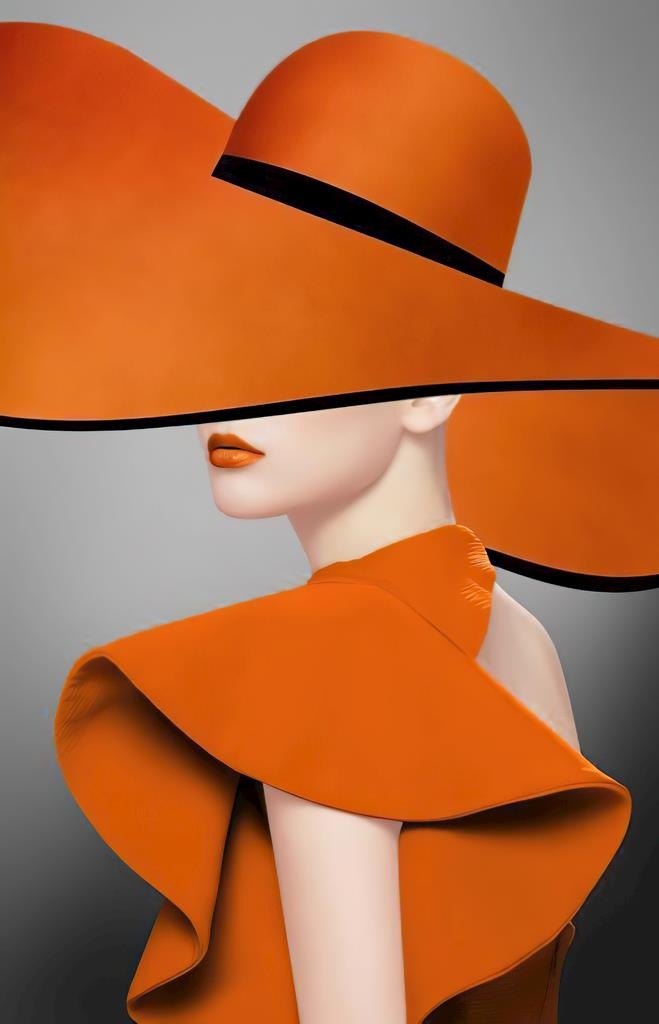 人物艺术美女装饰画图片