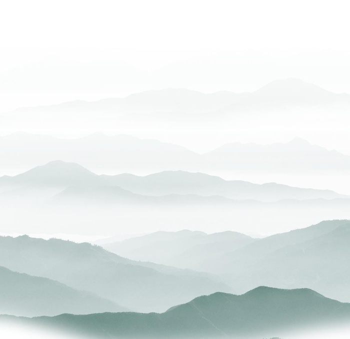 水墨山脉装饰元素图片