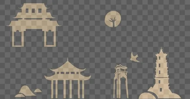 新会陈皮元素图片