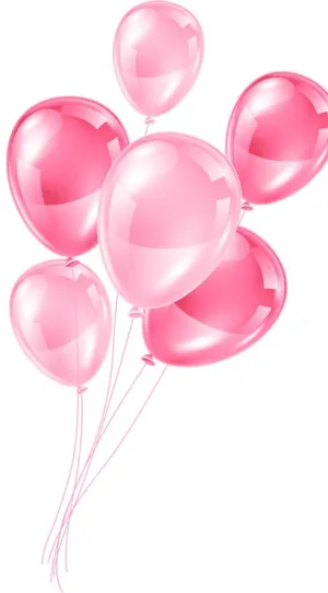 粉色气球图片