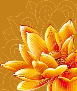 金色荷花图片 金色荷花图片