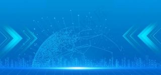 科技城市蓝色背景图片