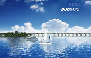 蓝天大海 大桥图片