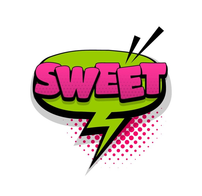 漫画文字效果气泡波普风格对话框图片