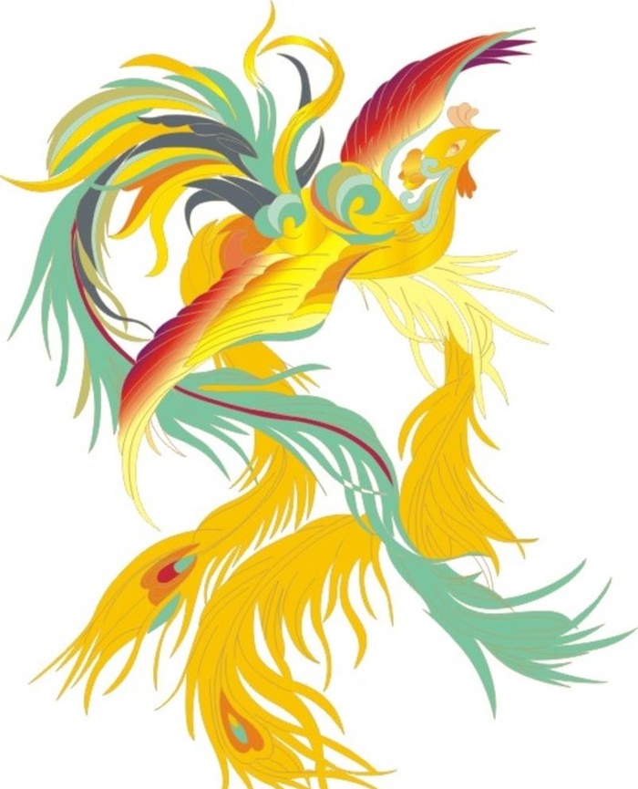 凤凰图片cdr矢量模版下载