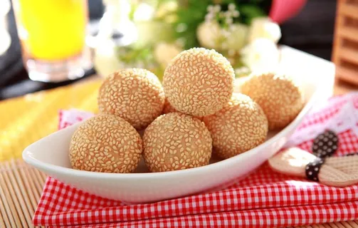 芝麻球图片 芝麻球图片