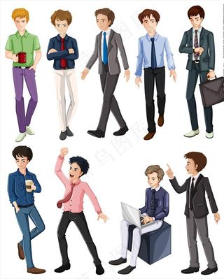 职业人物插画图片