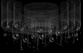 婚礼吊顶素材图片