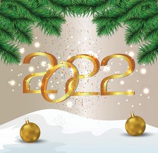 2022新年海报 2022字体图片