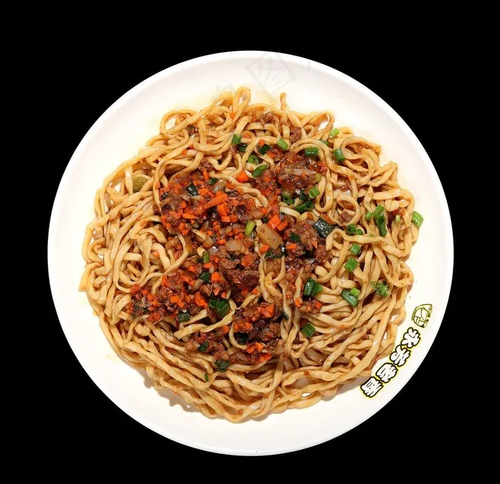 肉酱拌面图片