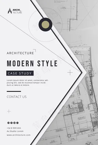 建筑概念海报图片