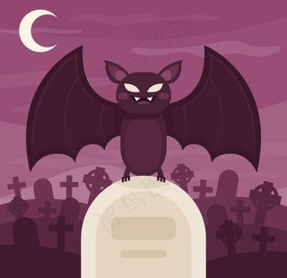 卡通蝙蝠图片