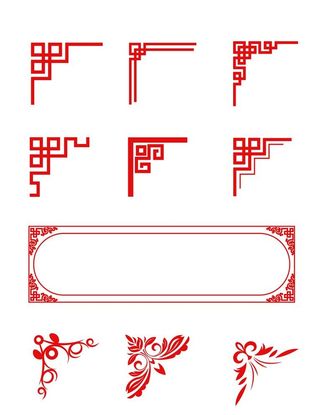 中国风古典花纹花边图片