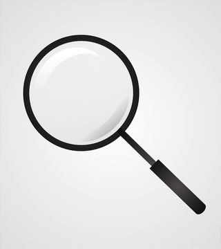 矢量放大镜元素图片