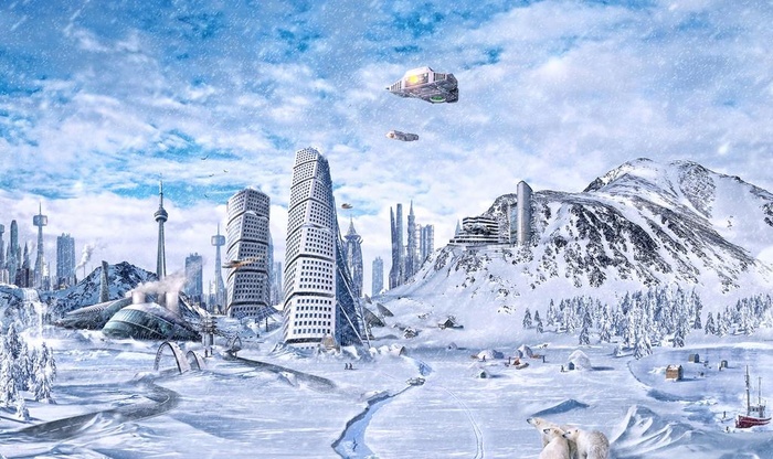 未来雪城图片