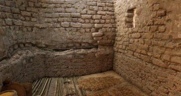 破旧的土墙图片