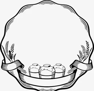麦穗圆形边框图片