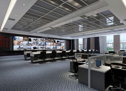 海关监控中心机房图片