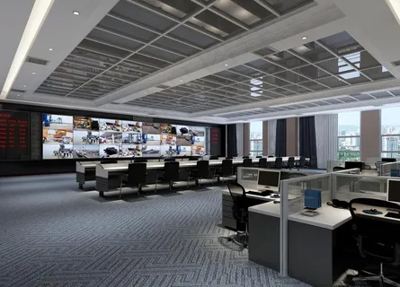 海关监控中心机房图片