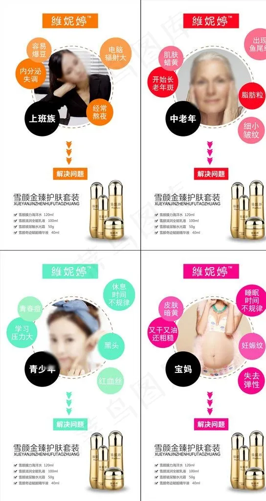 化妆品宣传图片(2126X3780(DPI:300))psd模版下载