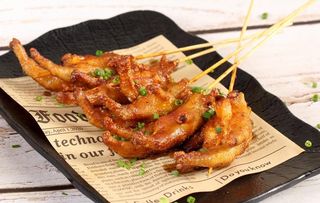烤鸡爪图片
