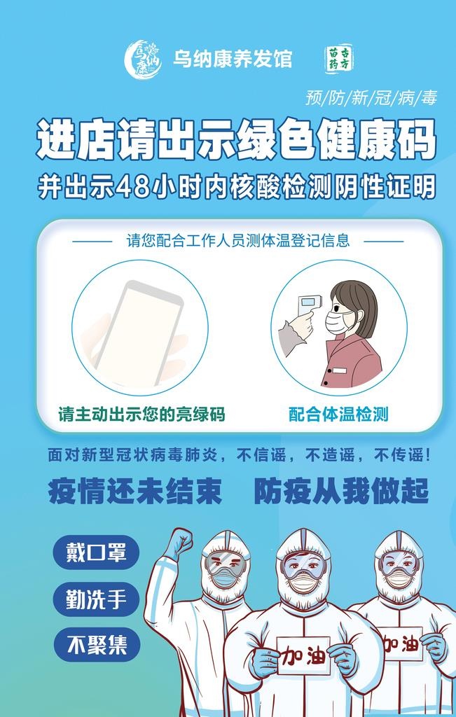 绿色健康码图片(7087x10630)psd模版下载