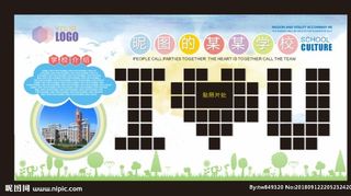 学校文化墙照片墙设计图片