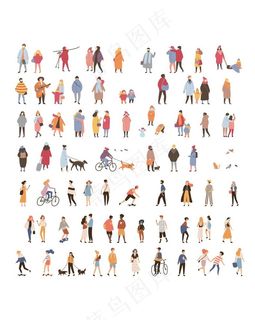 可爱小人插画图片