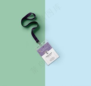 工作证样机图片