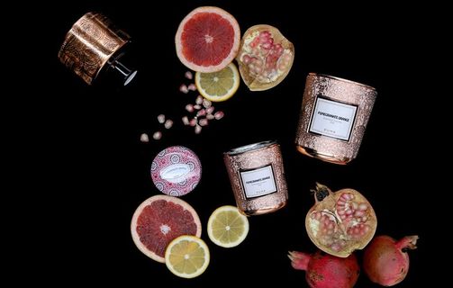 香薰组合摄影原创图片