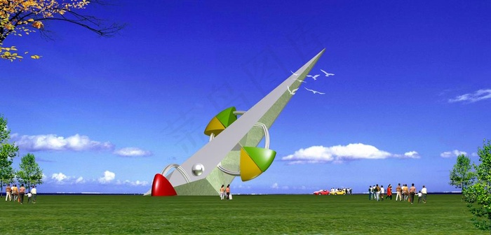 雕塑 雕塑设计 模型 效果图图片