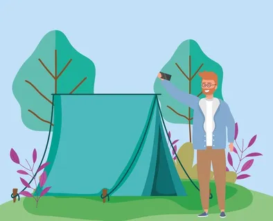 踏青人物  图片