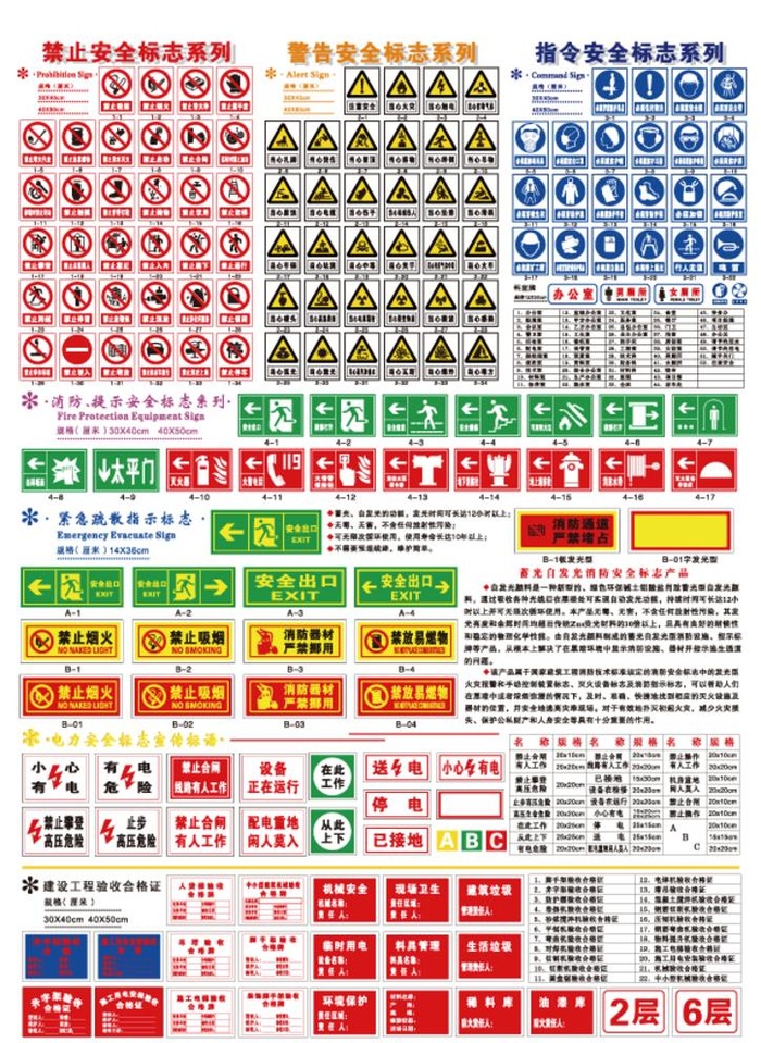 安全标识警示牌警告牌图片ai矢量模版下载