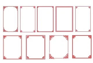 中式边框图片
