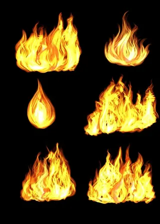 火素材图片