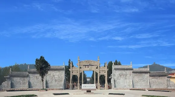 浮来山东门图片