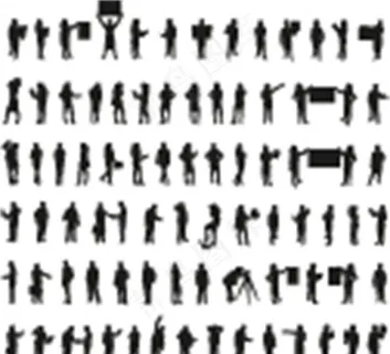 人物剪影图片 人物剪影图片