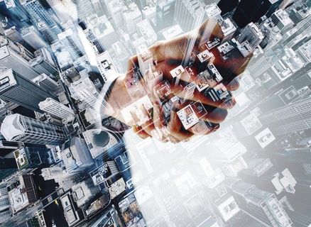 商务合作握手图片