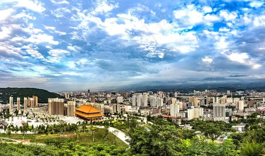 宝鸡金台观远景图片