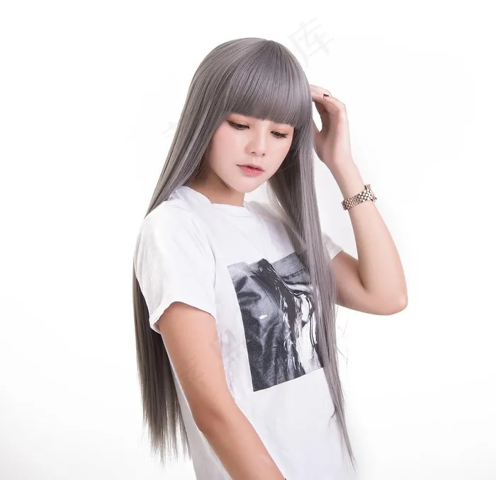 长发美女图片