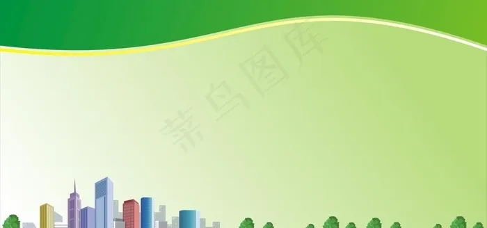 绿色背景图片cdr矢量模版下载