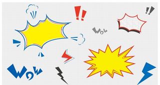 爆炸系列标题创意设计图片