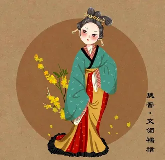 穿汉服的女孩图片