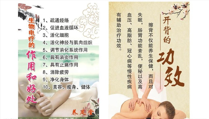 生物电疗的好处开背的功效图片cdr矢量模版下载