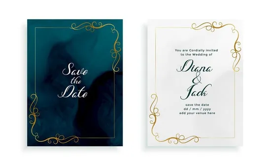 高档卡片邀请函图片